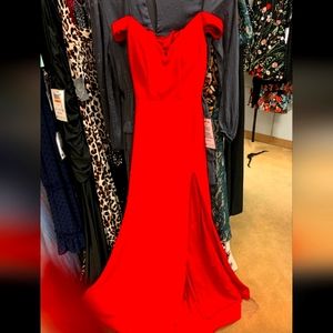 Red prom dress size 2